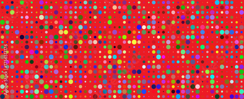 red, Green vector layout with circle elements. Colorful gradient with circle symbols. Design for advertising, posters, website banners. eps 10