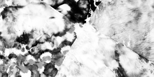 Minimal Tie Dye Texture. Black Colors Speed.