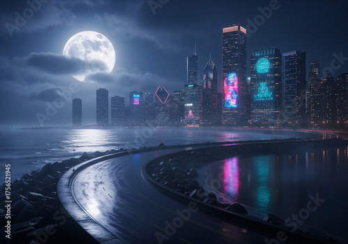 Innovative digital artwork with contemporary design elements