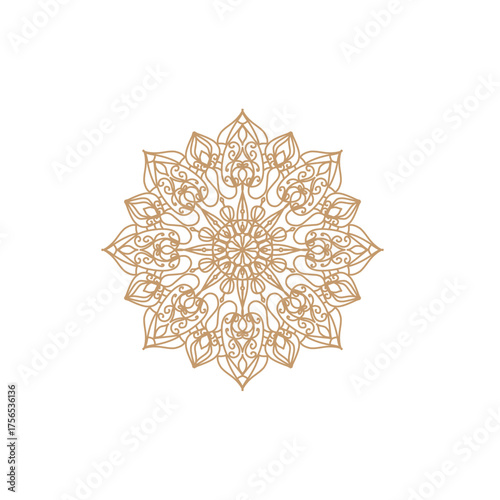 Geometric Flowers Botanical Detailed Mandala Adult Coloring Pages Intricate Circular Pattern Zentangle