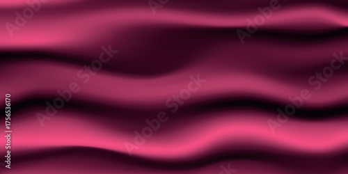 Silk purple background. Abstract vector pattern with copy space. Liquid wave texture, smooth drapery wallpaper. Wedding fabric, satin. Wavy design for banner, card, postcard, backdrop.