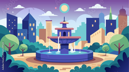 A peaceful haven in the midst of the urban chaos its gentle fountain serves as a soothing soundtrack for visitors.