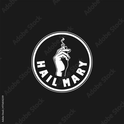 vector logo design hand holding cigarette, vintage, hail no smoking, mary, area, not area, woman, pictogram, outline, zone, background, people, flat, set, simple, white, clipart, website