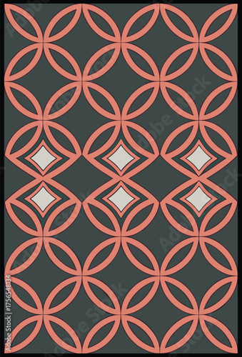 Vintage seamless pattern. Vector illustration. Can be used for wallpaper, pattern fills, web page background, surface textures.
