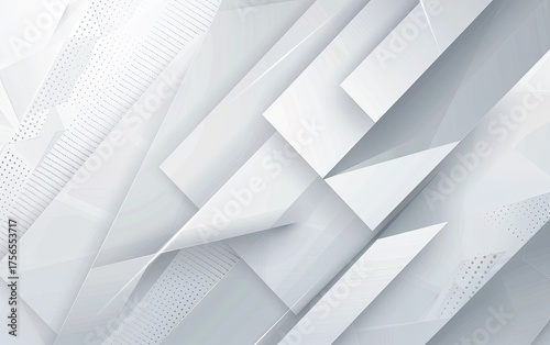 Abstract diagonal white rectangles with dotted patterns for tech product background