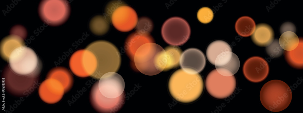 Fototapeta premium Abstract color shining bokeh isolated on transparent background. Lights and sparks glitter glowing effect. Lens flare Christmas or New Year holiday card.