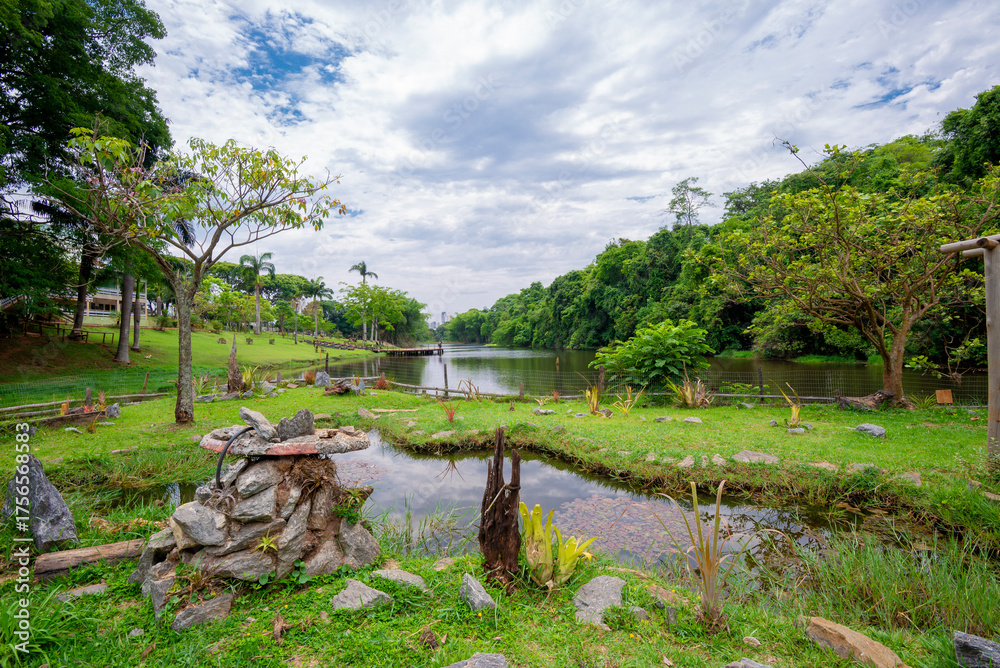 Obraz premium View of Botanical Garden in Goiania, Brazil