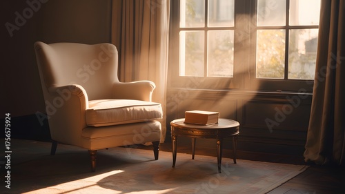 Modern luxury hotel living room interior