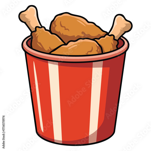 Chicken digital shop e commerce icon vector illustration isolated design element ideal for online store food market logo or shopping themed creative artwork
