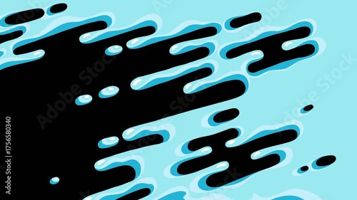 2D water effect transition collection with alpha channel