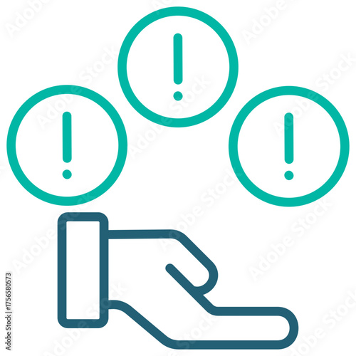 Necessity Outline Blue Icon