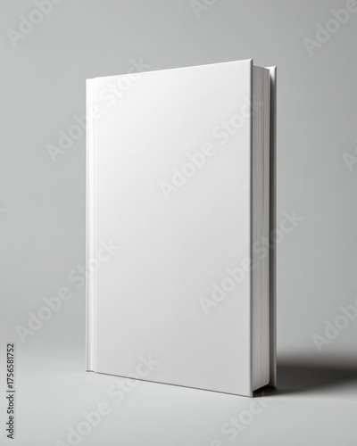 Publishing mockup, clean spine and cover for design overlays.