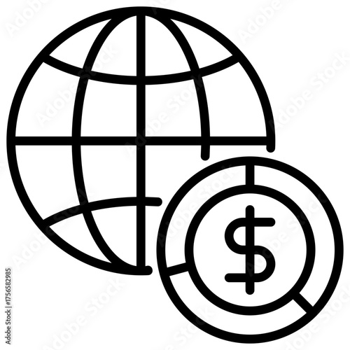 Economy Outline Icon