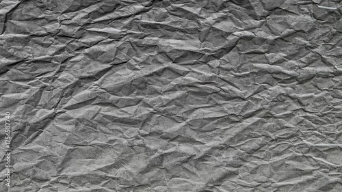 Fond animé en boucle au style papier froissé gris