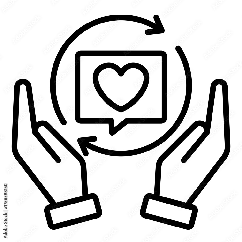 Obraz premium Feedback Process Icon Element For Design 