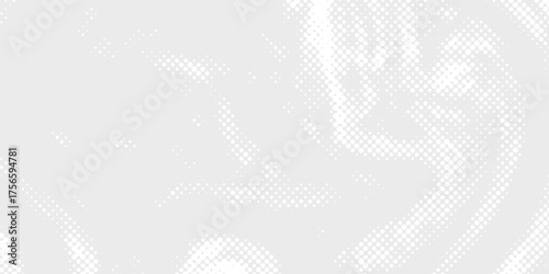 Dotted halftone waves. Abstract liquid shapes, wave effect dotted gradient texture waves isolated vector symbols set. Halftone graphic dots waves.