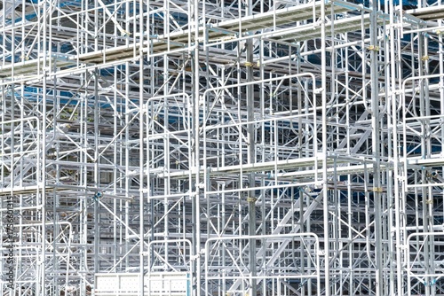 建設現場の足場