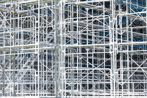 建設現場の足場