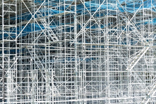 建設現場の足場