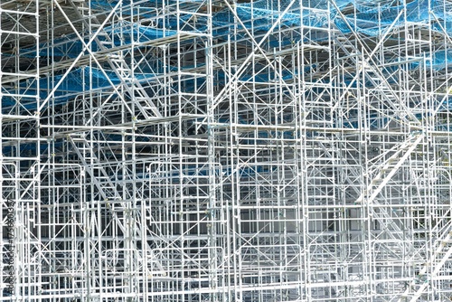 建設現場の足場