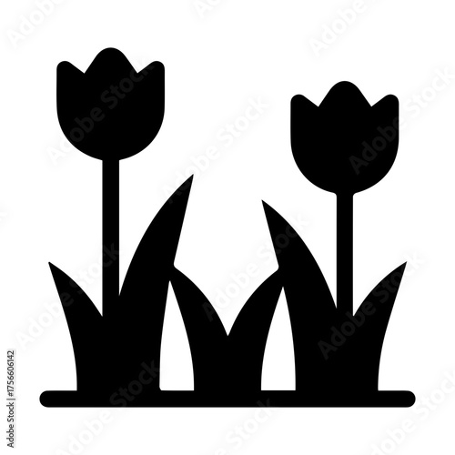 Spring Tulips Bloom Concept