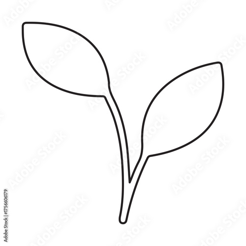 Sprout Outline Icon