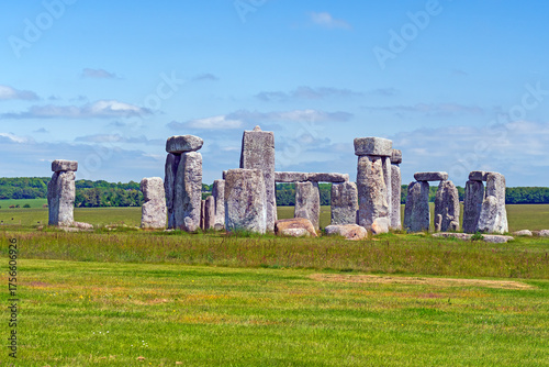 Stonehenge on a Sunny Day