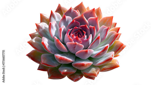 Wallpaper Mural Succulent Beauty: An eye-level, high-angle shot, the succulent’s vibrant colors and intricate patterns create a mesmerizing display of nature’s artistry. Torontodigital.ca