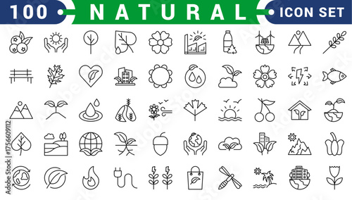 Natural disaster icons depicting various events such as earthquakes, floods, and storms impacting different locations
