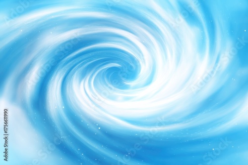 Blue swirl vortex
