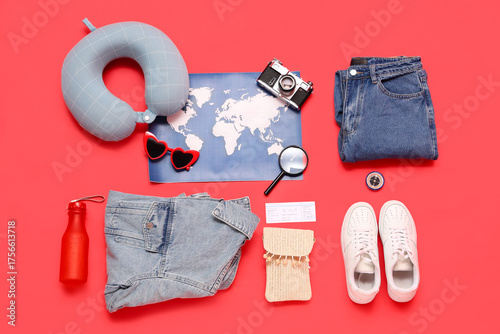 Travelling belongings with ...