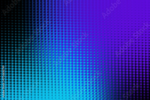 A captivating blue and purple abstract background featuring a grid pattern, creating a sense of depth and texture, transitioning from dark to vibrant hues