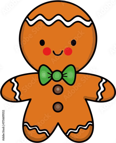 Cutee Gingerbreadd Mann withh...