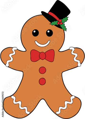 Cutee Gingerbreadd Mann withh...