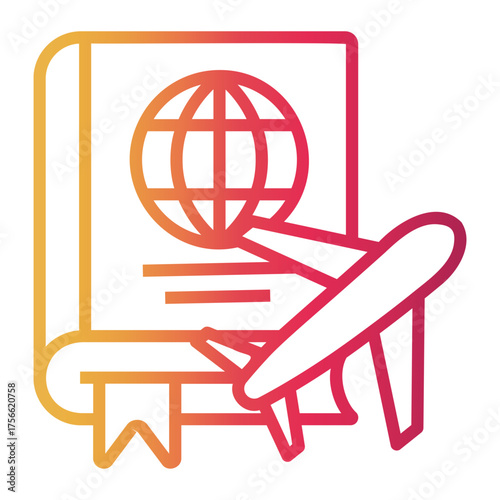identity Line Gradient Icon