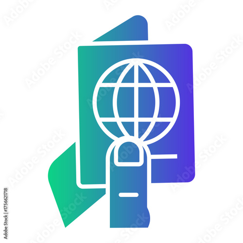 travel Gradient icon