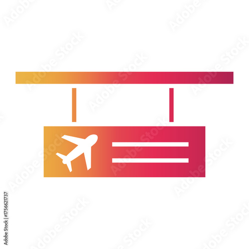 airport Gradient icon