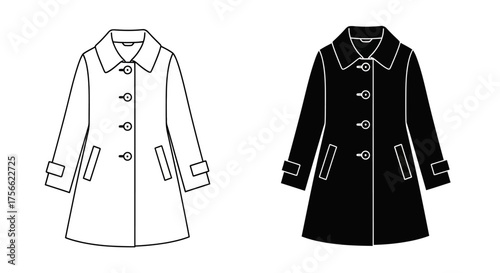 Classic Coat Illustration