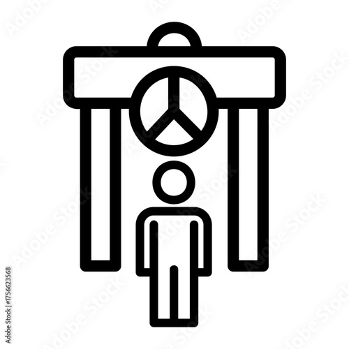 citizenship Line Icon