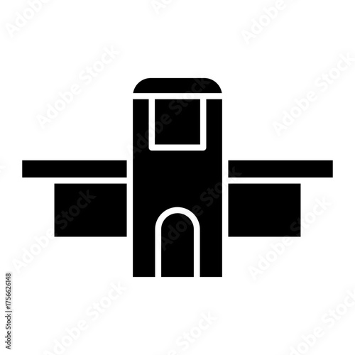 x ray baggage Solid icon