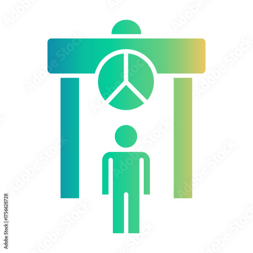 citizenship Gradient icon