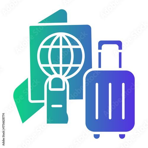 passport Gradient icon
