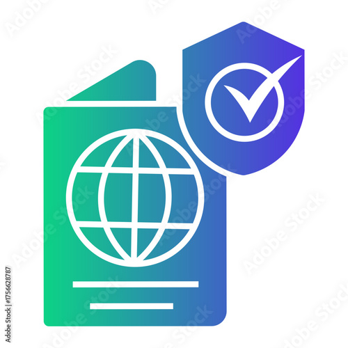 passport Gradient icon