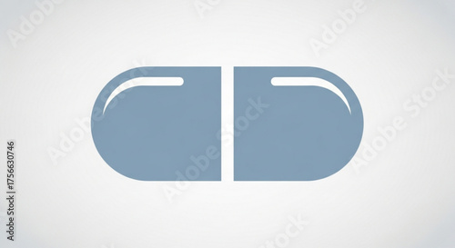 Blue pill, a symbol of medicine, healthcare, and pharmaceutical solutions for health and wellness in medical treatment