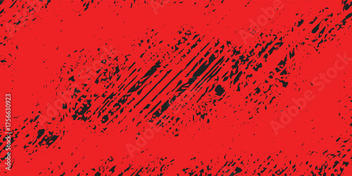 Dark red retro comic pop art background with dots, cartoon halftone background vector illustration