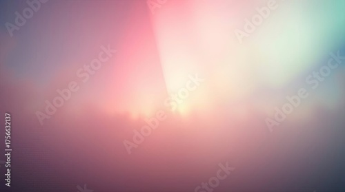 Soft cinematic haze, soft pastel colors, beautiful aurora view, gentle, soothing, soft focus, hazy background