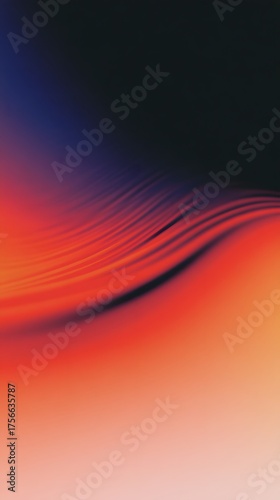 Smooth abstract gradient with flowing lines and dark overlay.