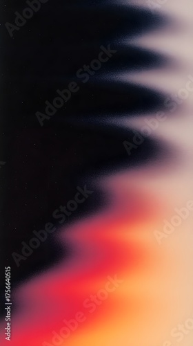 Gradient of dark blue to vibrant red and orange hues with subtle grainy texture.