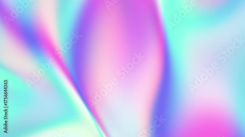 Vibrant abstract holographic iridescent gradient in a seamless loop