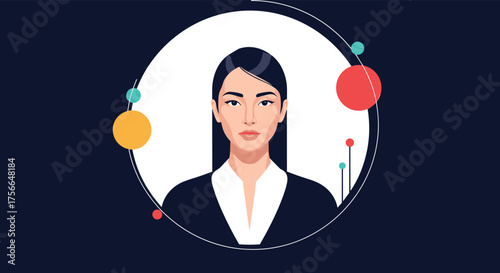 Artificial intelligence personifies human likeness in a digital world.